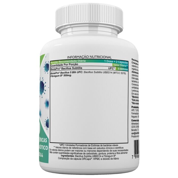 BiotaPro® Bacillus Subtilis UBBS14 (MTCC 5376) - Imagem 2