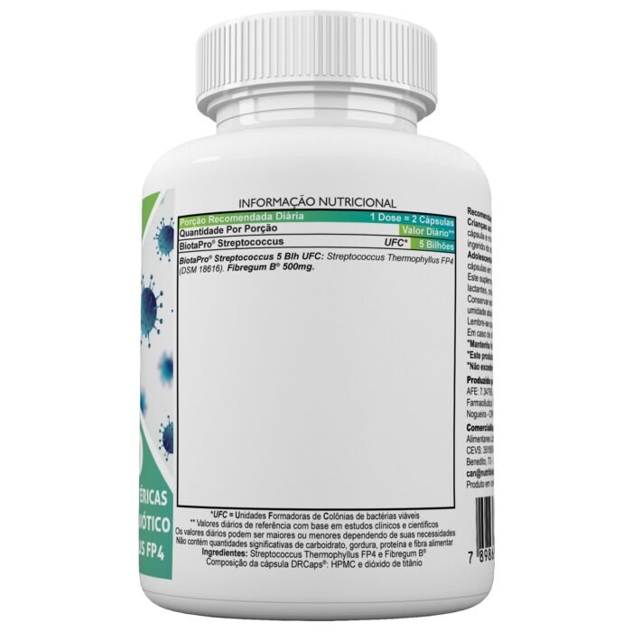BiotaPro® Streptococcus Thermophyllus FP4 (DSM 18616) - Imagem 2